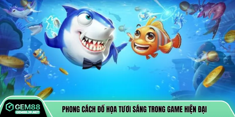 Phong cách đồ họa tươi sáng trong game hiện đại